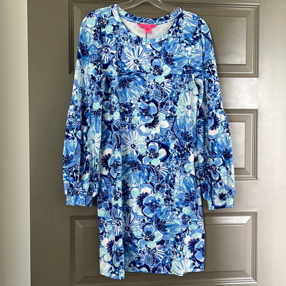 EUC terry sweatshirt dress